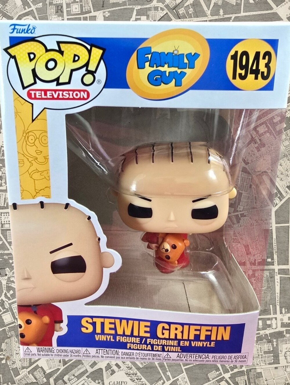 Funko Pop! Vinyl: STEWIE GRIFFIN  #1943 (Nib) With Pop Protector
